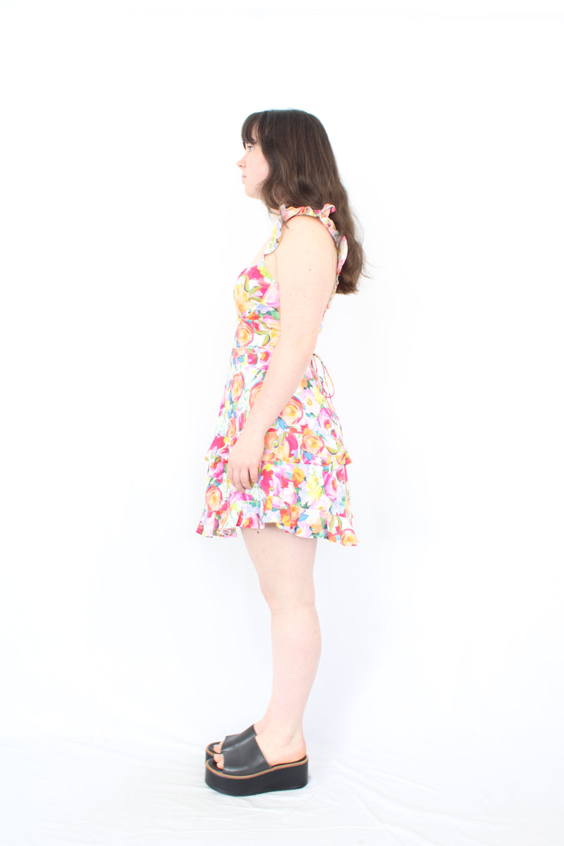 Angel Biba - Floral Mini Dress