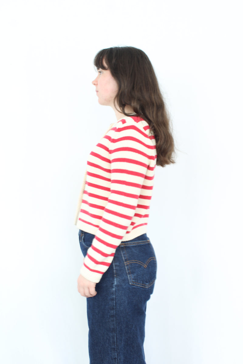 Massimo Dutti - Chunky Striped Cardigan
