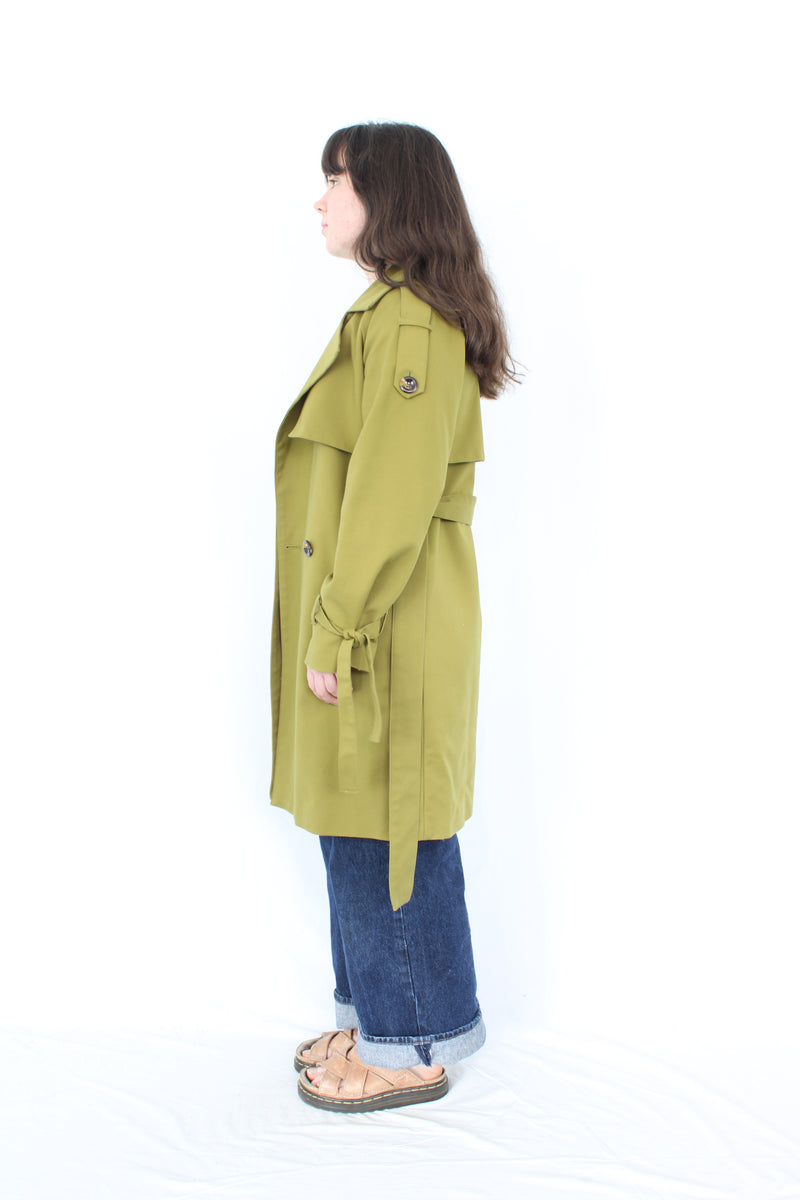 Celine - Green Trench Coat