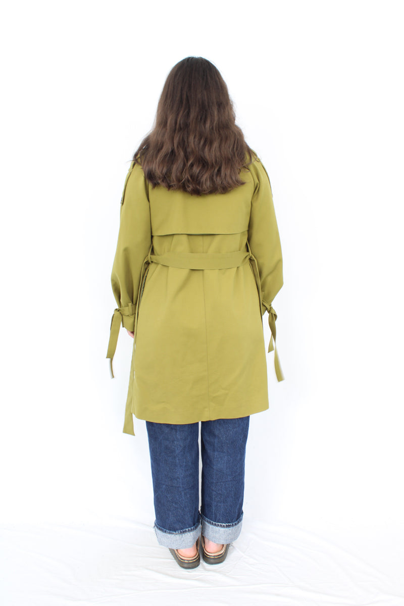 Celine - Green Trench Coat