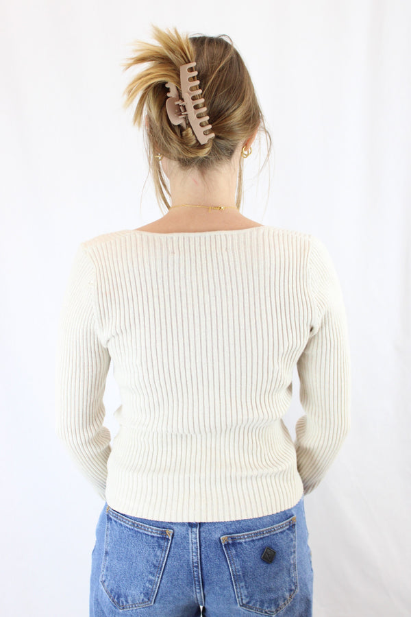Lonely - Ribbed Knit Top
