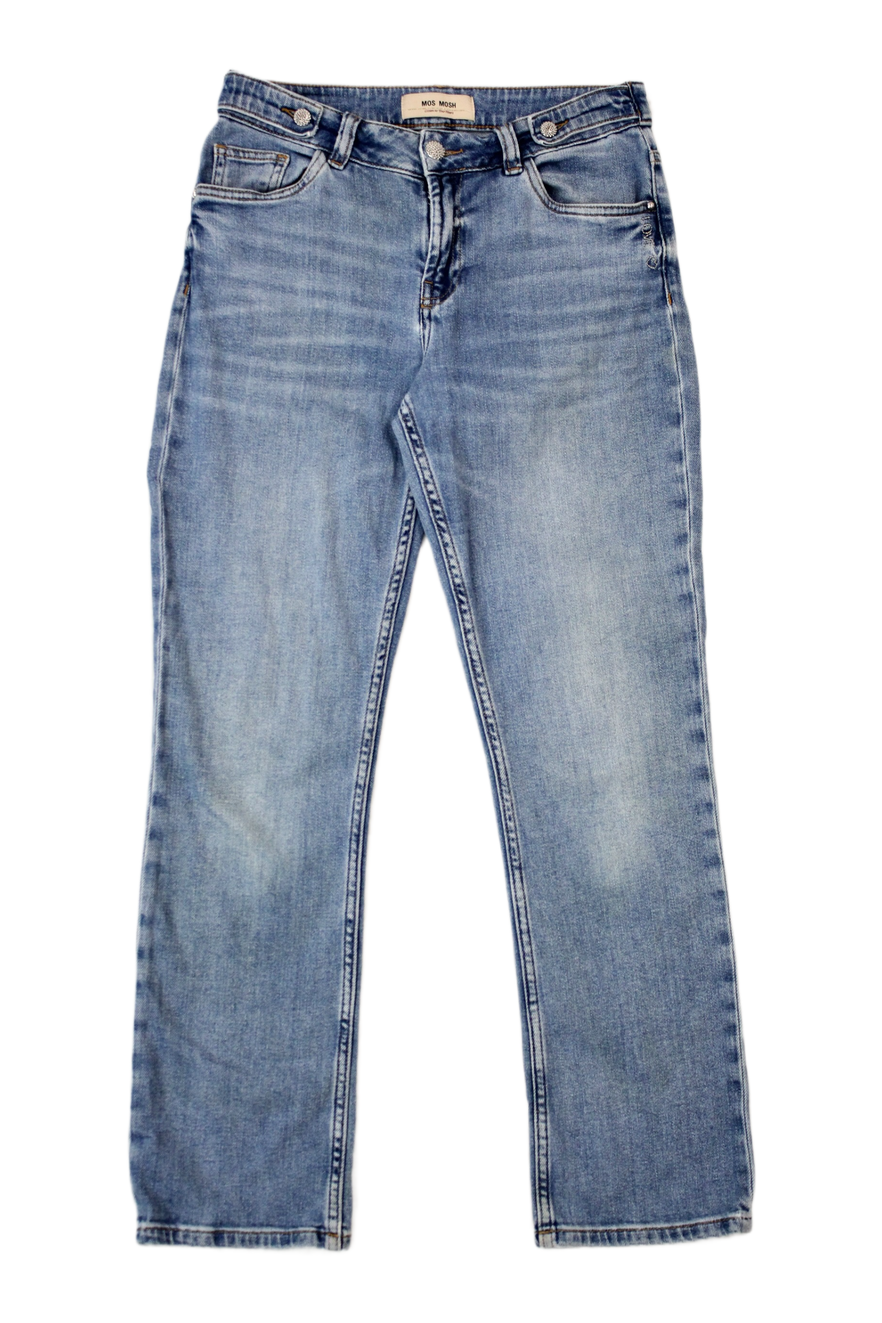 Mos Mosh - Rhinestone Button Jeans