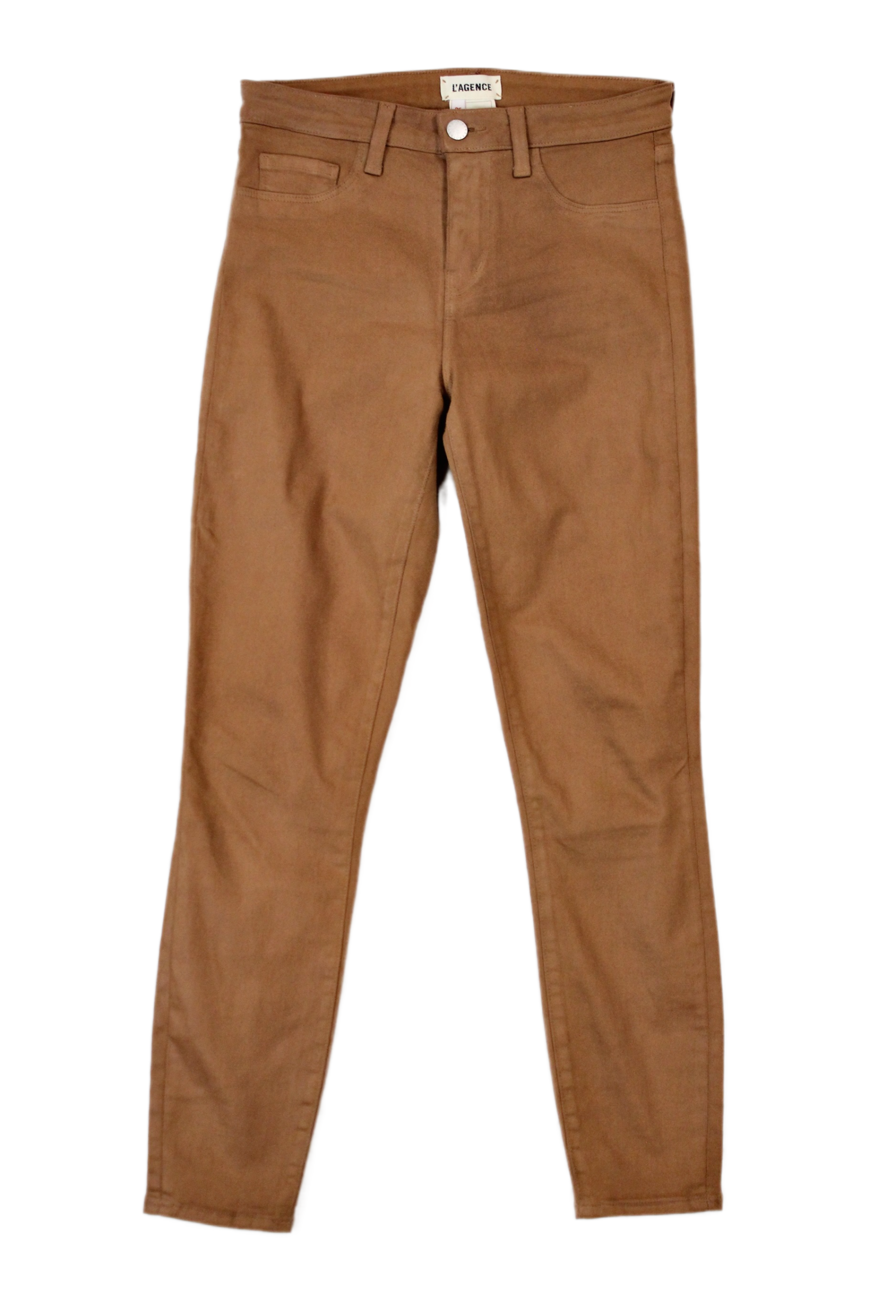 L'Agence - Coated Skinny Jeans