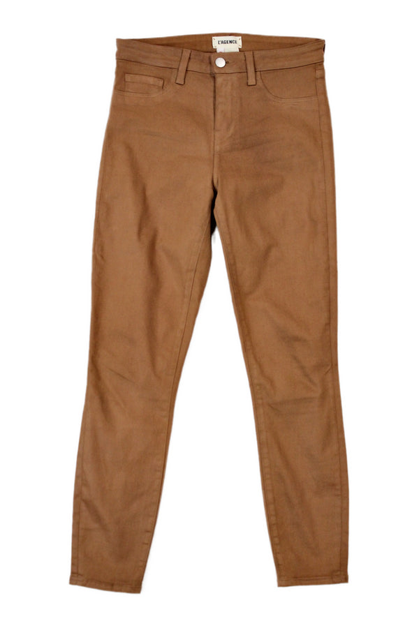 L'Agence - Coated Skinny Jeans