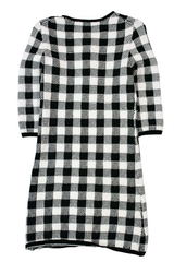 Maje - Knitted Checkerboard Dress