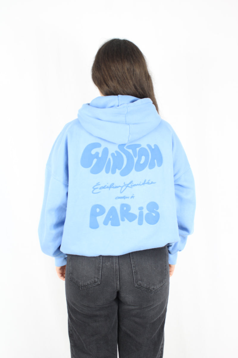 Mr Winston - Blue Hoodie