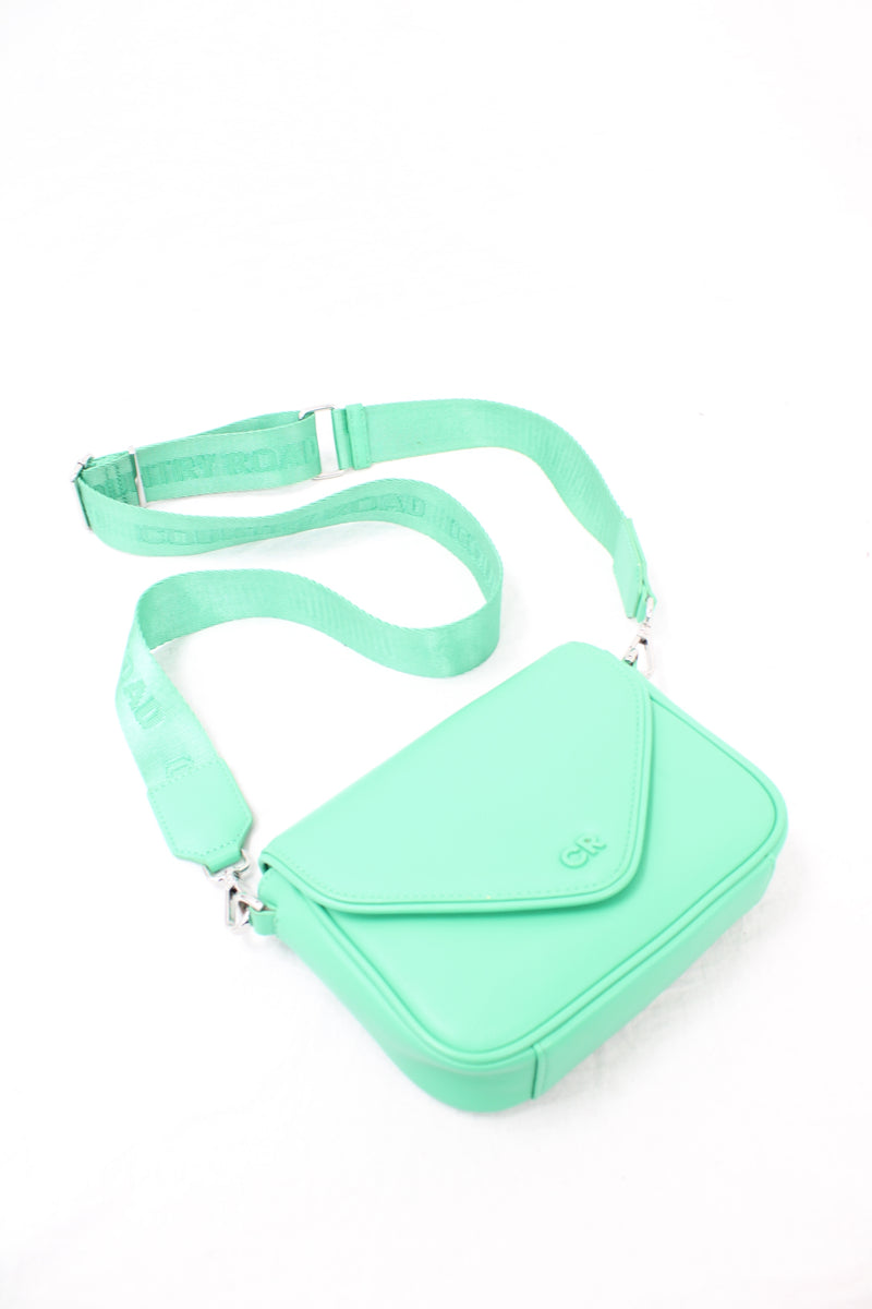 Country Road - Green Crossbody Bag