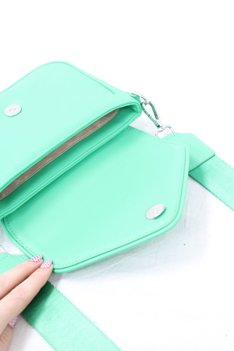 Country Road - Green Crossbody Bag