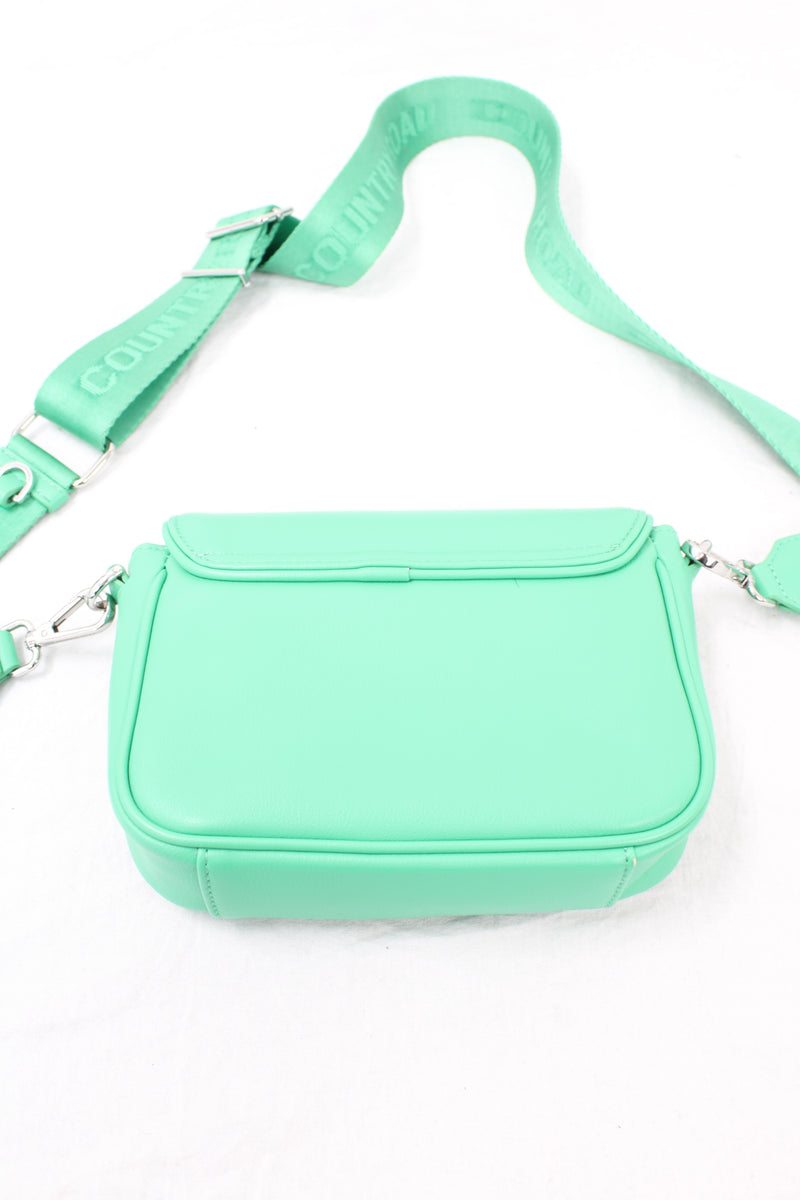 Country Road - Green Crossbody Bag
