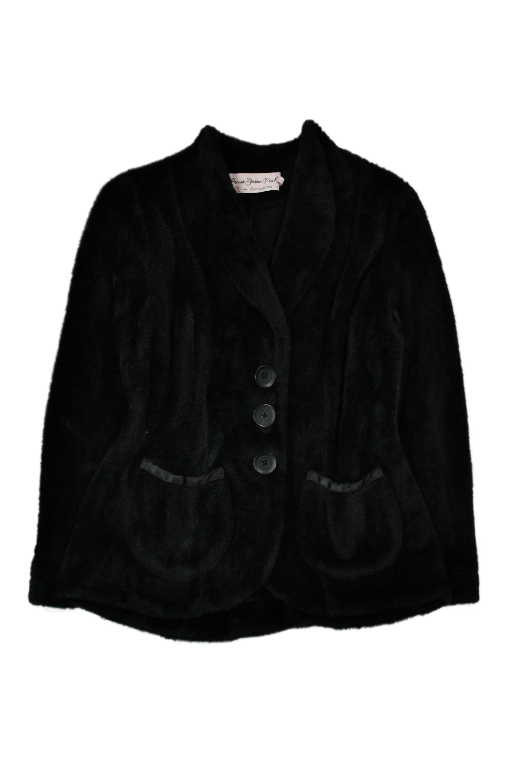 Annah Stretton Pink - Faux Fur Blazer