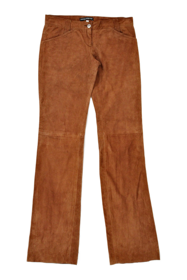 Dolce & Gabbana - Suede Pants