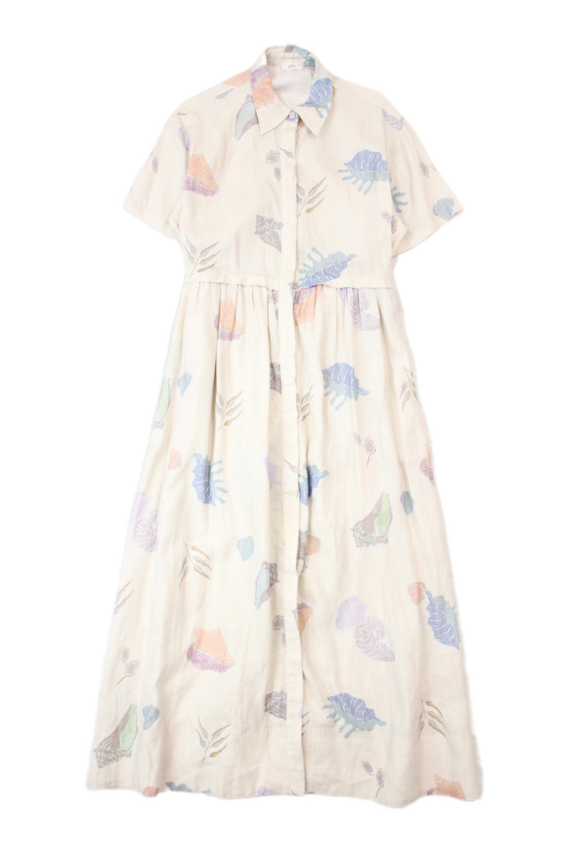 Jag - Linen Shell Print Dress