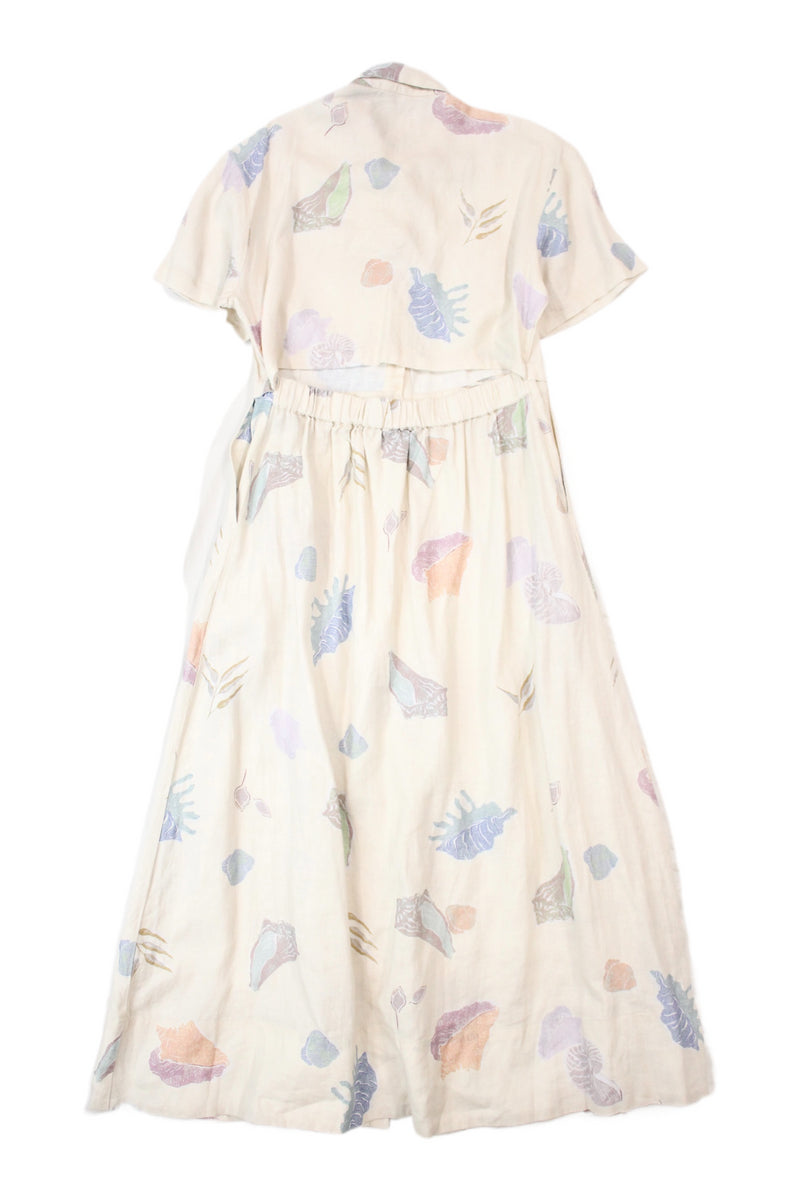 Jag - Linen Shell Print Dress