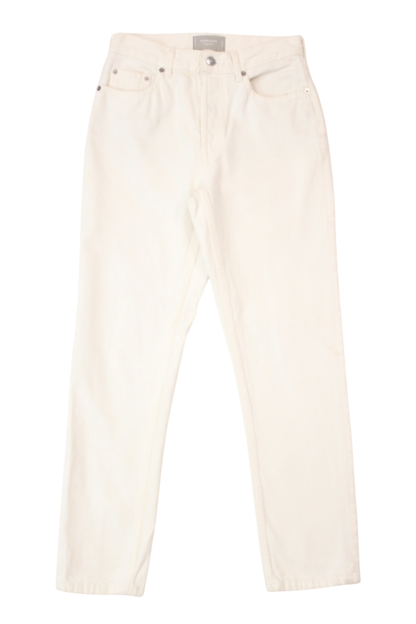 Everlane - Slim White Jeans