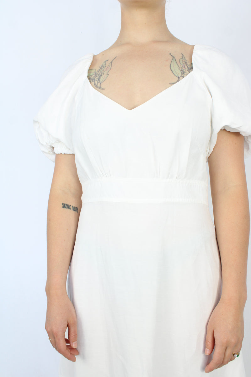 Country Road - White Flowy Dress