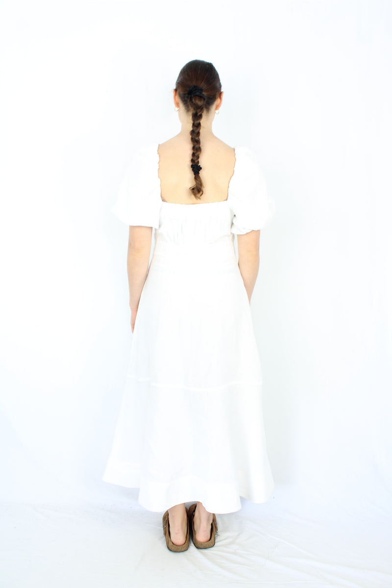 Country Road - White Flowy Dress