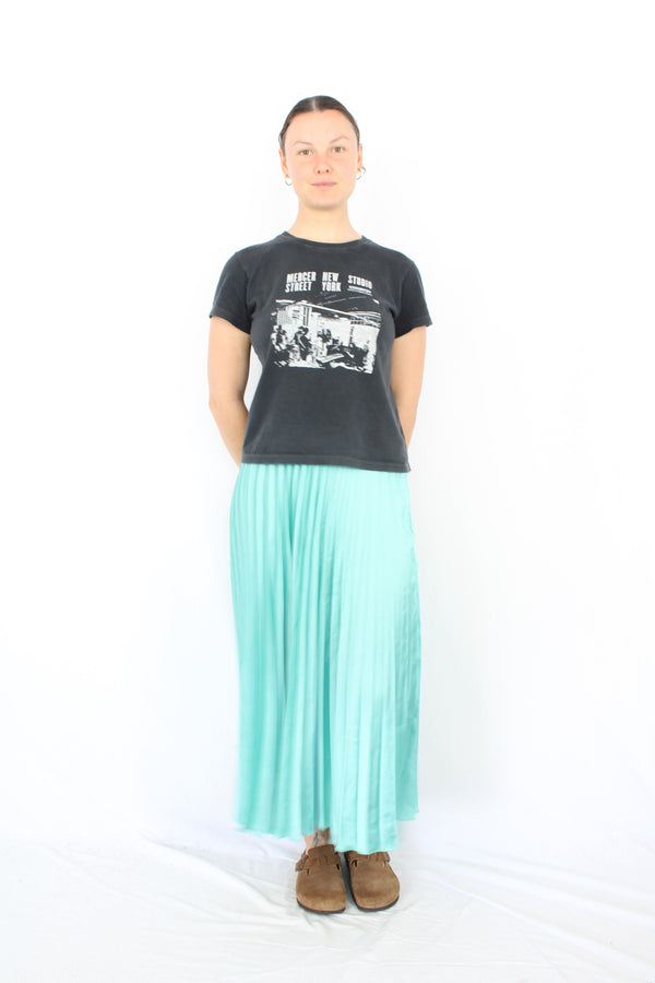 Zara - Peppermint Plisse Skirt