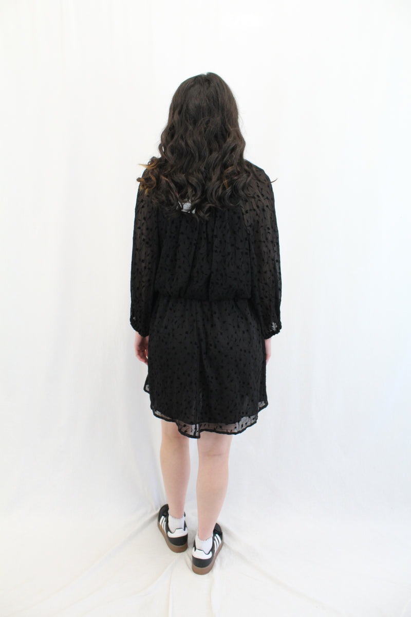 Zara - Velvet Floral Mini NWT