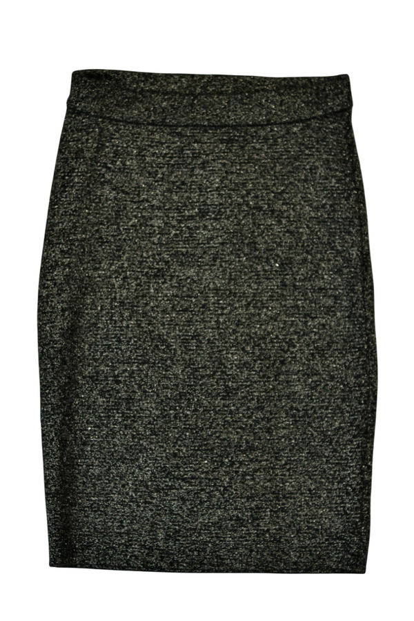 Diane von Furstenberg - Metallic Knit Pencil Skirt