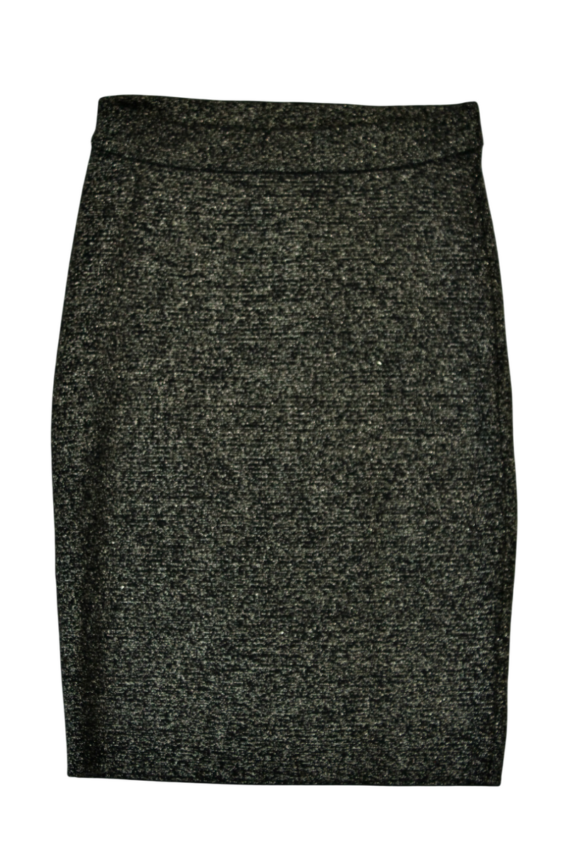 Diane von Furstenberg - Metallic Knit Pencil Skirt