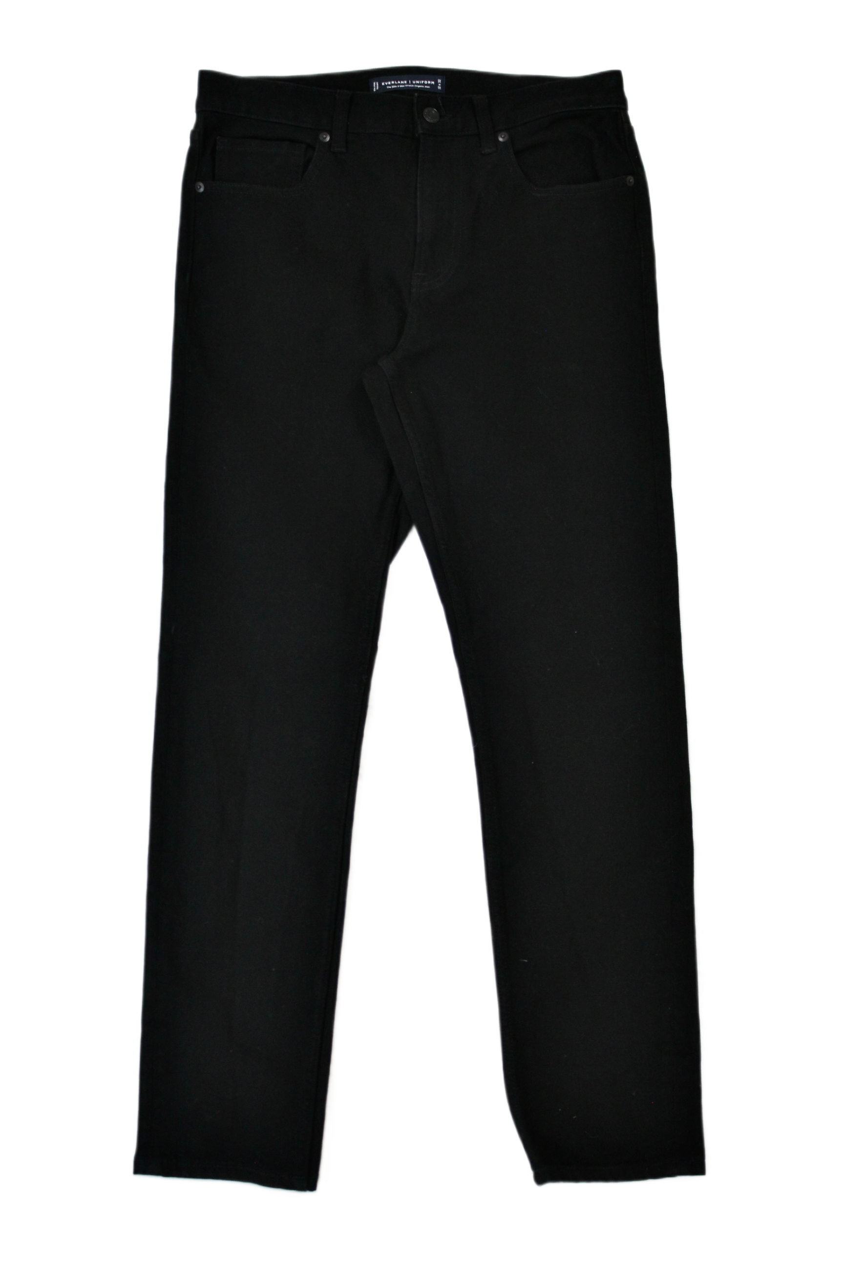 Everlane Uniform - Black Straight Jeans