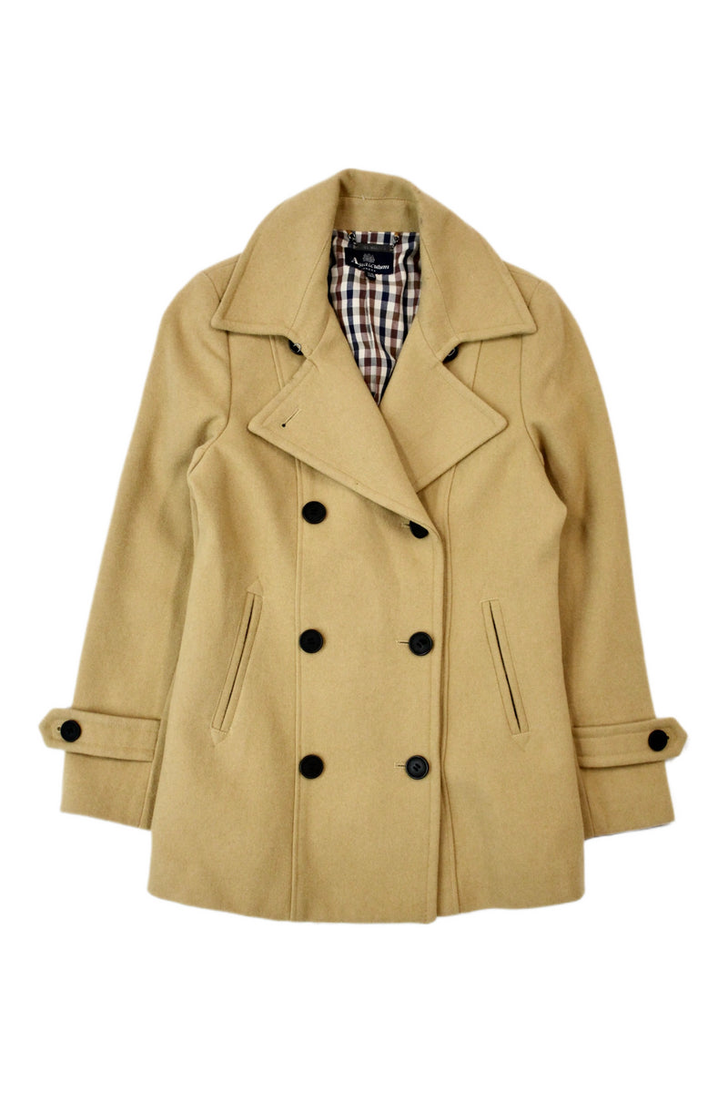 Aquascutum - Double Breasted Wool Coat