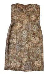 Nicole Miller - Strapless Jacquard Dress