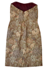 Nicole Miller - Strapless Jacquard Dress
