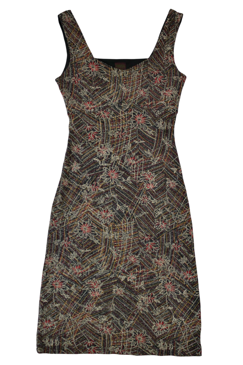 Vesta - Sparkly Midi Dress