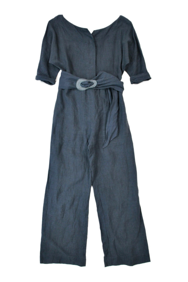 Penny Sage - Linen Jumpsuit