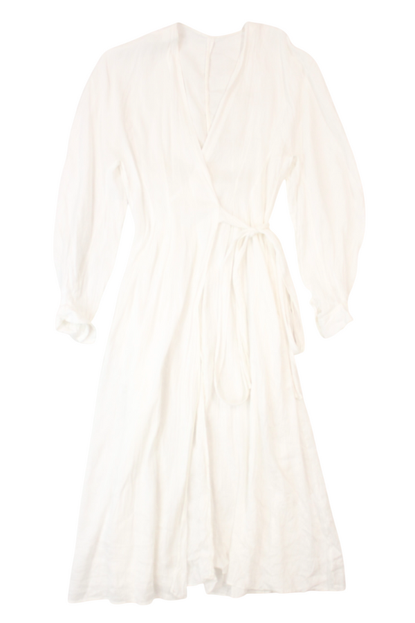 Scanlan & Theodore - Sheer Wrap Dress