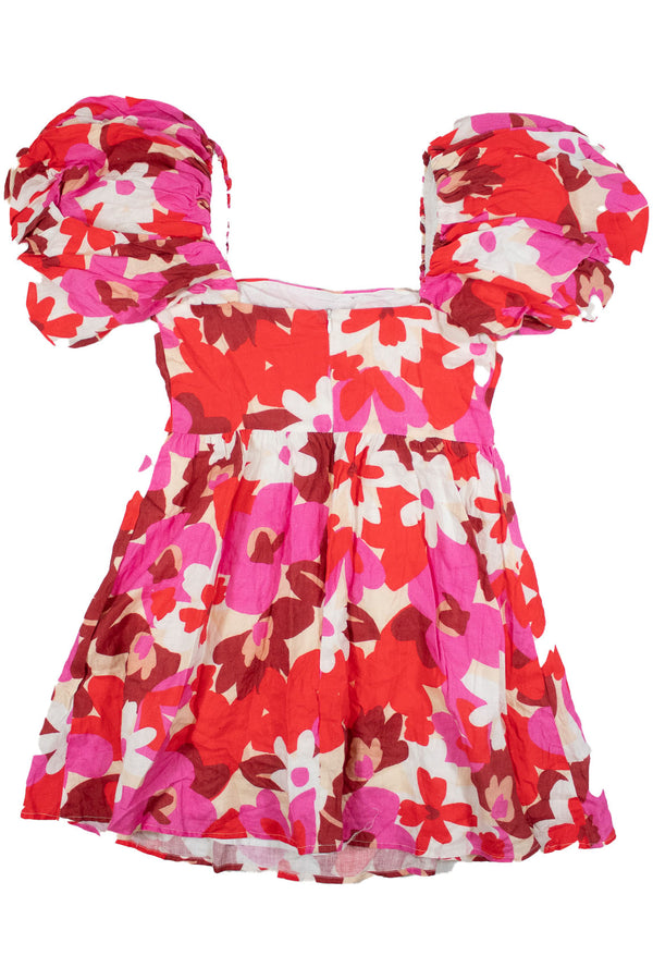 Aere - Puff Sleeve Mini Dress