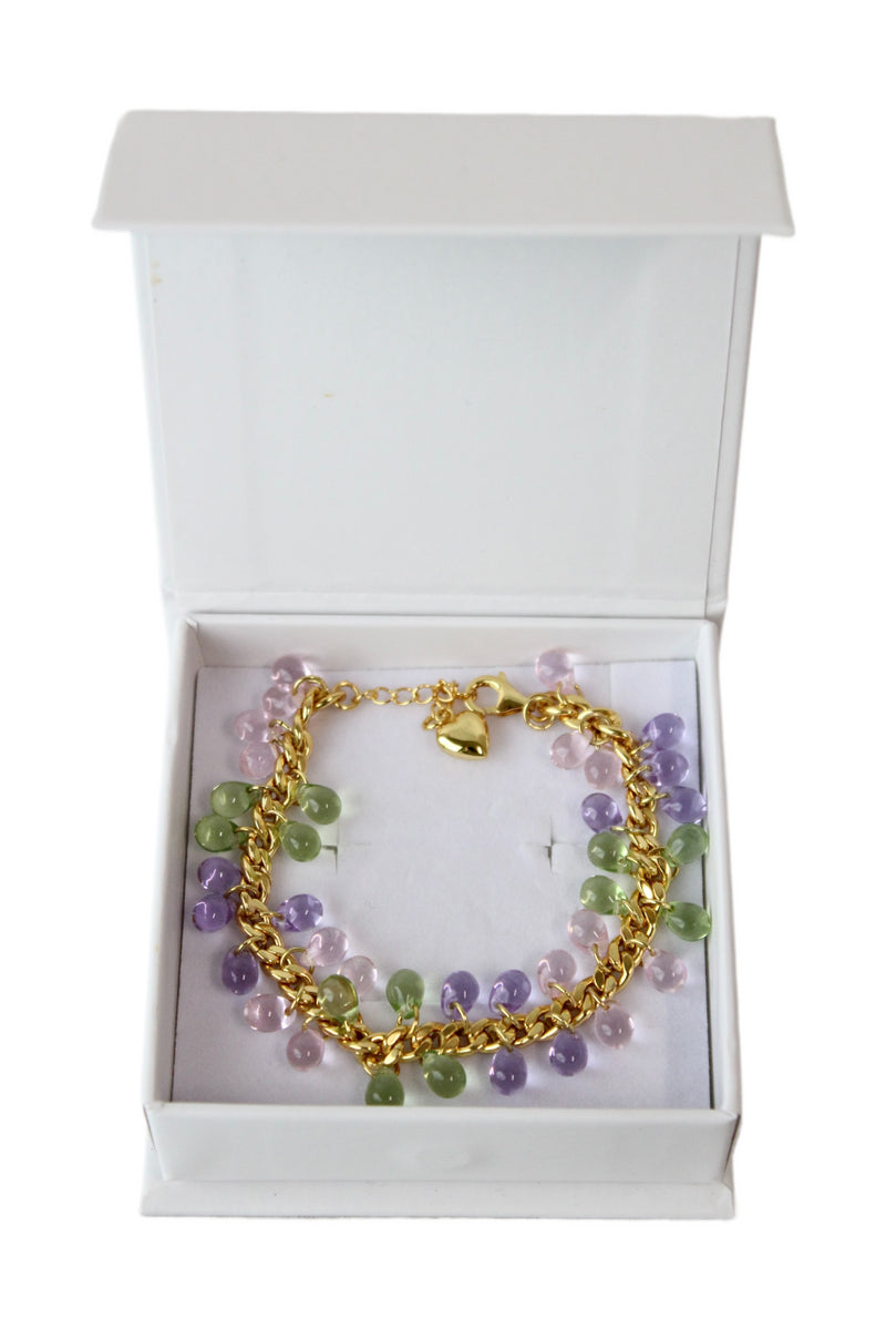 Annele - Multicolour Droplet Bracelet