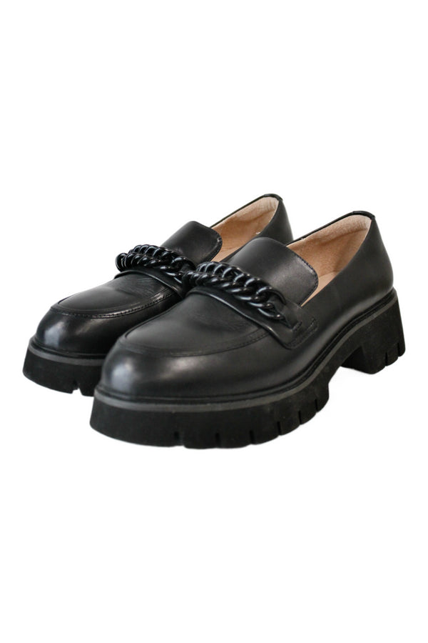 Jo Mercer - Chain Detail Loafers