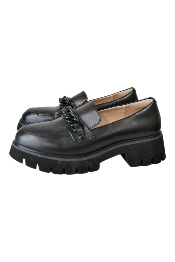 Jo Mercer - Chain Detail Loafers