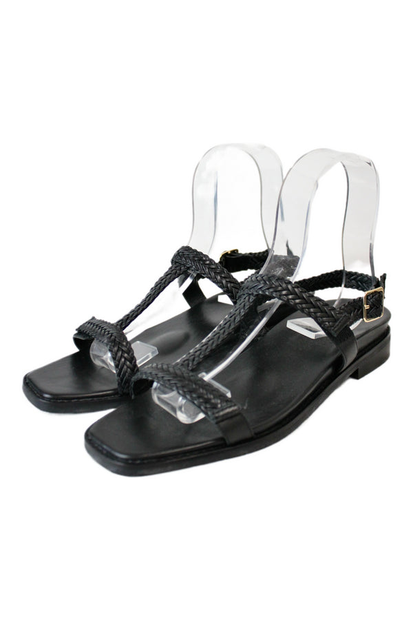 Bared Footwear x Pliant - Braided Strap Sandals