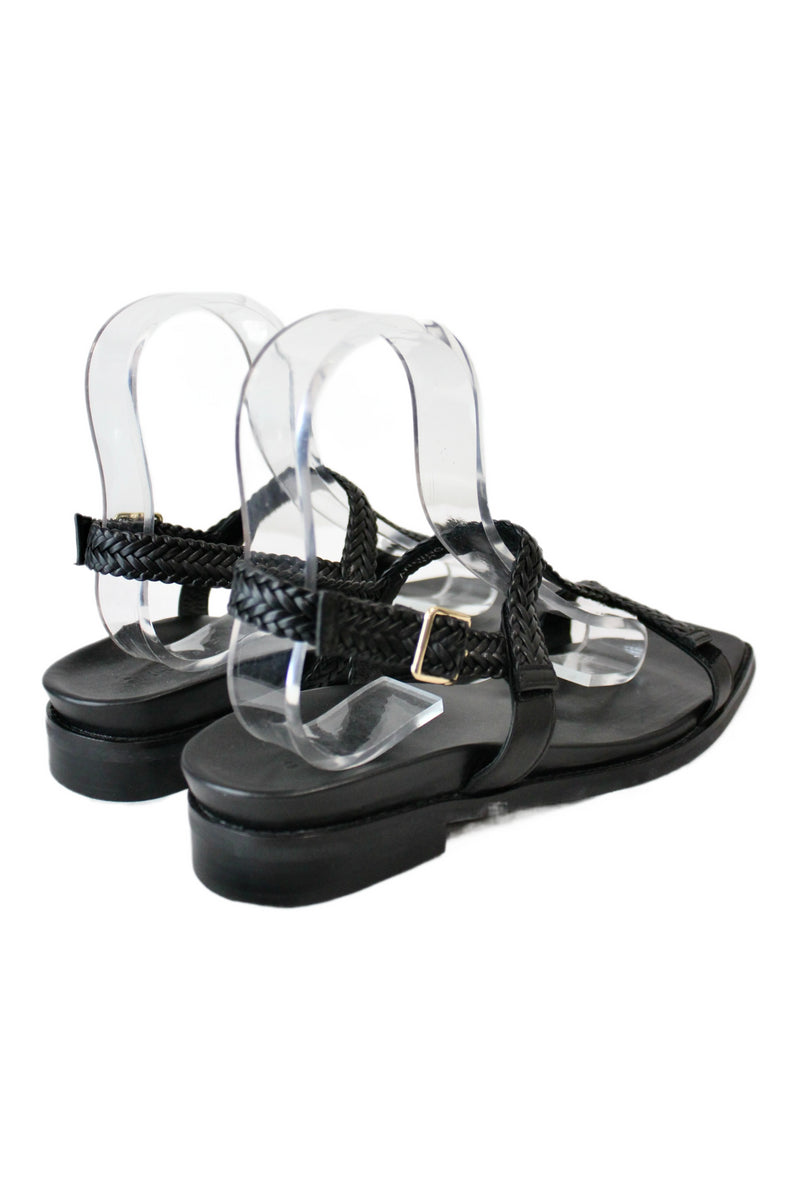 Bared Footwear x Pliant - Braided Strap Sandals