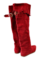 Kurt Geiger - Red Suede Boots