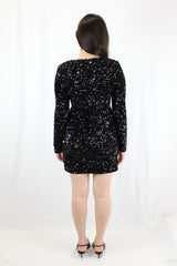 Gigi & Ella - Sequin Cut-Out Mini Dress