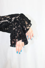 Majorelle - Alivia Lace Cropped Top