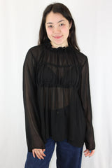 Moochi - Ruched Meander Top