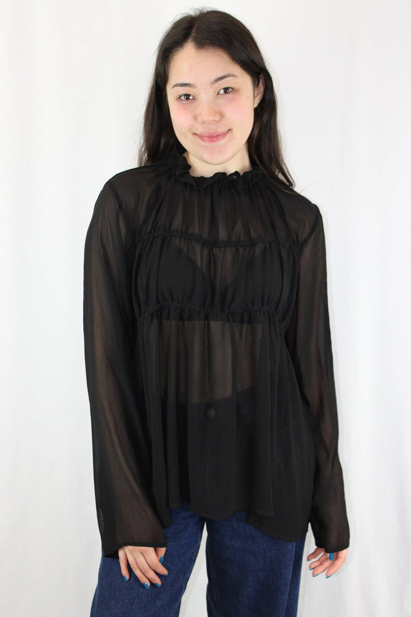 Moochi - Ruched Meander Top