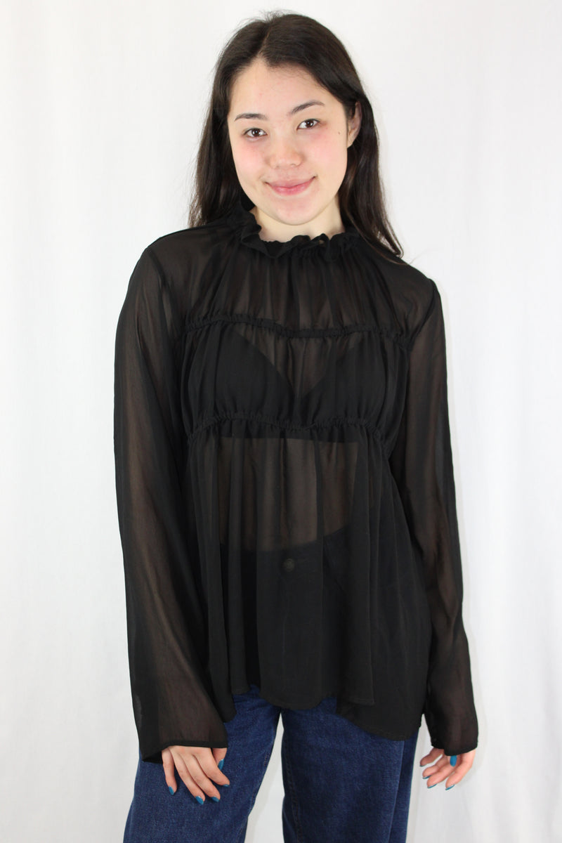 Moochi - Ruched Meander Top