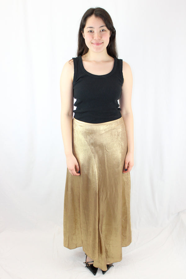 Acler - Metallic Maxi Skirt