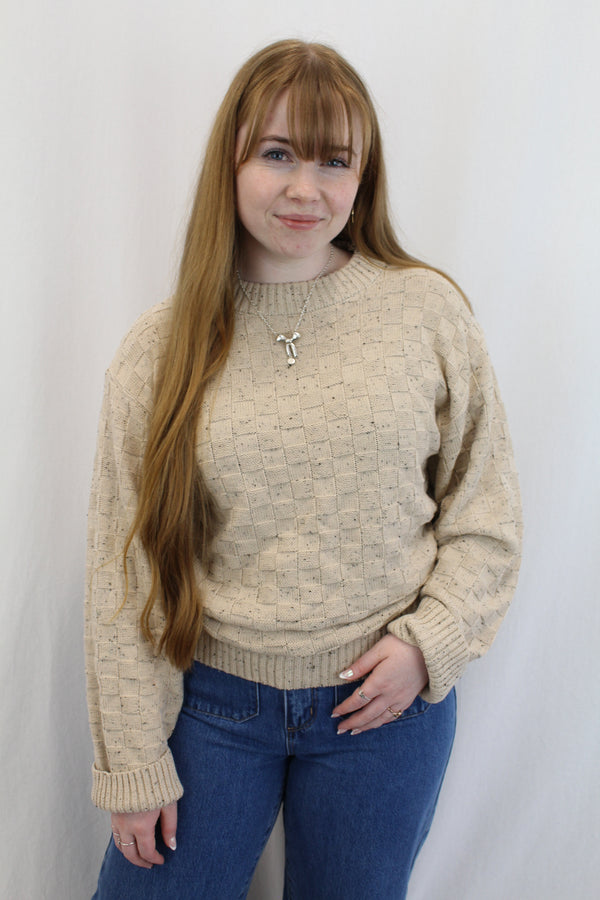 Hunter And Beau - Cotton Check Jumper