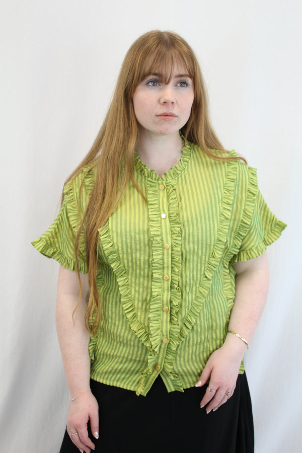 COOP. - Ruffled Short Sleeve