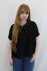 Salasai - Geometric Embroidered Tee