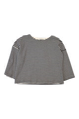 TWENTY SEVEN NAMES - Striped Boat Neck Top