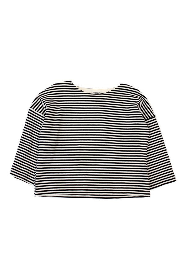 TWENTY SEVEN NAMES - Striped Boat Neck Top