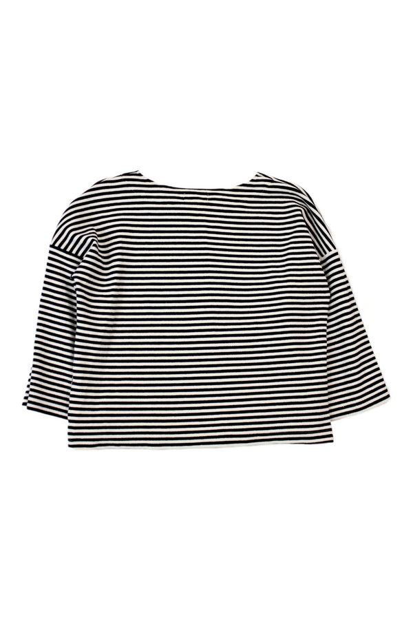 TWENTY SEVEN NAMES - Striped Boat Neck Top